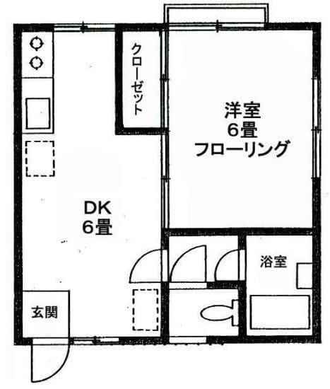 コーポトマト
駒沢大学
駅近
1DK
角部屋