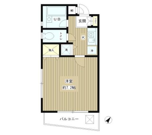 【エムズ・フラッツ千駄ヶ谷】千駄ケ谷駅徒歩6分。北参道駅徒歩8分
1K・23㎡ 楽器可!(ピアノ可)