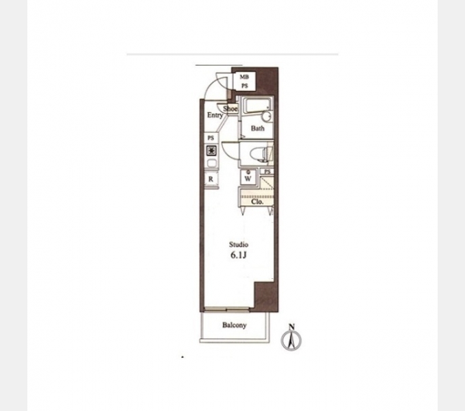 メトロステージ中目黒1 「中目黒」駅徒歩6分。1R・18㎡
中目黒銀座商店街沿いで買い物便利♪