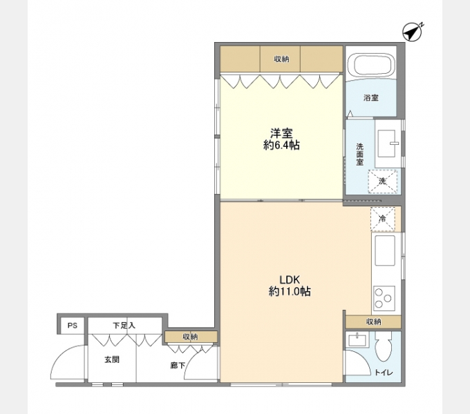 【FK Daikanyama】「代官山」駅徒歩5分、JR山手線「恵比寿駅」徒歩12分
1LDK・46㎡　蔦屋書店徒歩圏内!