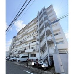 玉川サンケイハウス北棟の賃貸ファミリーマンション2LDK間取りと外観・内見室内を公開