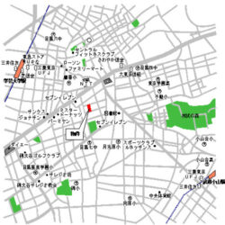 パークアクシス目黒本町・「学芸大学」駅徒歩12分。
ペット可(小型犬1匹or猫1匹迄)1DK・32㎡